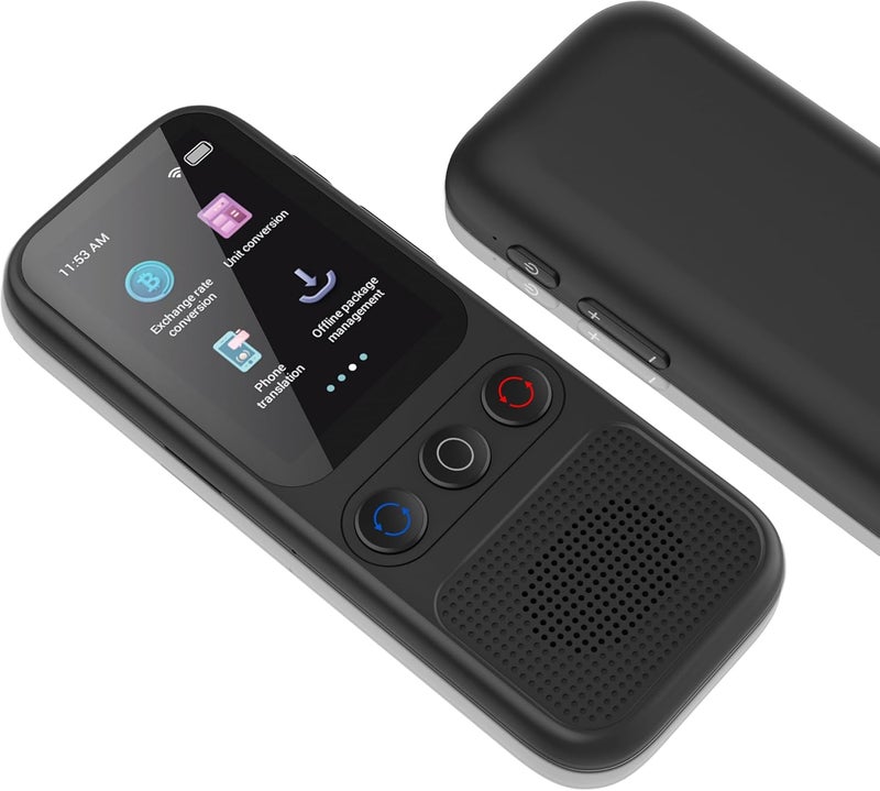 Rodxegu Store Language Translator Device, 138 Languages Supported, Instant Offline Language Translator Device, Voice Translator Offline, Portable Two-Way Real-Time Language Translator for Travel Business Learning - Image 1